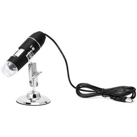 Resim 1600x Usb Mikroskop - Taşınabilir Dijital Büyüteç, 0.3m Hd Cmos Sensörlü, 8 Led Aydınlatmalı, Manuel Odaklama 