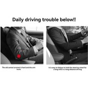 Resim Ulzyvf Hafızalı Köpük Otomatik Orta Konsol Kol Dayama Yastığı Araba 