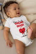 Resim Genel Markalar Beni En Çok Halam Sever Desenli Kısa Kol Unisex Body 