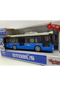Resim Oyuncak Otobüs Sesli Işıklı Kapılar Açılabilen Kaliteli Oyuncak Otobüs Okul Otobüsü Diğer 