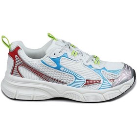 Resim Jump 29819 Beyaz - Mavi - Kırmızı Kadın Sneaker Günlük Spor Ayakkabı 