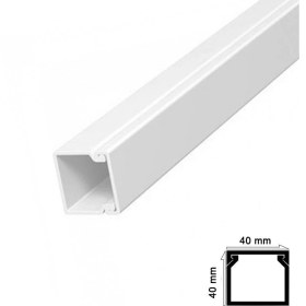 Resim Aesco Kablo Kanalı 40X40 mm 2 Metre 