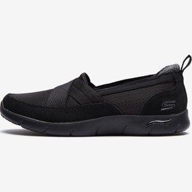 Resim SKECHERS ARCH FİT REFİNE Kadın Siyah Günlük Ayakkabı 104270 BBK 