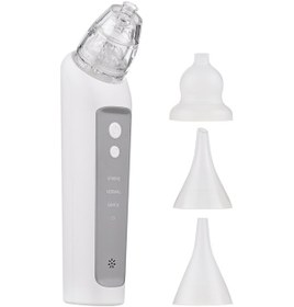 Resim Geeksen Bc025 Bebek Elektrikli Burun Aspiratörü - 3 Seviye Emiş, Şarj Edilebilir, Sessiz Çalışma, 3 Silikon Uçlu 