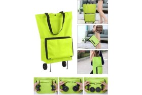 Resim Fantastik Store Katlanabilir Tekerlekli Çantalı Çarşı Pazar Arabası Alışveriş Çantası Piknik Çantası - Lisinya 