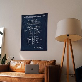 Resim Gullwing Navyblue Duvar Örtüsü - 60 cm x 90 cm 