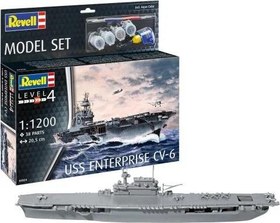 Resim Revell Model Set 1:1200 USS Enterprise CV-6 65824 