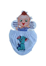 Resim Minik Kuşlar Temalı Erkek Bebek 3'lü Alıştırma Külodu 