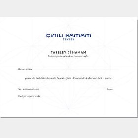 Resim "Refresh" Hammam Gift Card - Turkish 