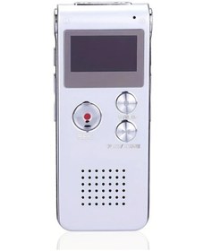 Resim Gaojunshop01 Gümüş 8gb Ekranlı Mini Ses Kayıt Cihazı Sesle Aktif Kayıt Mp3 Çalar Uzun Pil Ömrü 