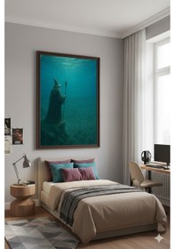 Resim Derinliklerin Büyücüsü Rulo Tuval Üzeri Canvas Baskı Premium Çözünürlük, Çerçevesiz 