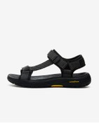 Resim Skechers Lomell - Rip Tide Erkek Siyah Sandalet 204351 Bkgy 