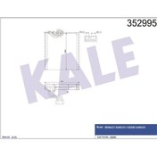 Resim KALE OTO Evaporator (RENAULT: KANGOO / GRAND KANGOO 1.2 1.5 1.6 08-)klr-352995 7701209856 