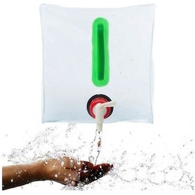 Resim 20l Outdoor Kampçılık Katlanır Şeffaf Musluklu Su Bidonu 20l Diğer 