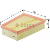 Resim Mercedes W176 W246 M270 Hava Filtresi - - Bosch Bsh F026400380 