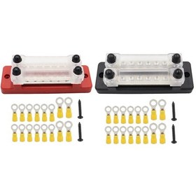 Resim Cp-3114 1 Çift 150a 12-48v Rv Yat Çift Sıralı 6 Bara, 32 Adet Terminalli 