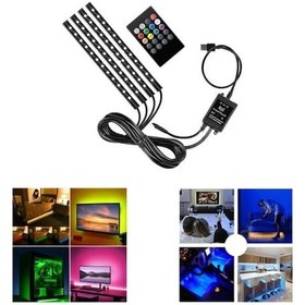 Resim Tv Arkası Aydınlatma Otomobil Ayak Altı Led Monitor Gece Ambians Lambası 