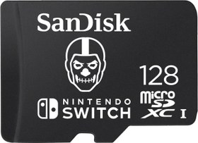 Resim SanDisk SDSQXAO-128G-GN6ZG 128 GB microSDXC Fortnite Hafıza Kartı 