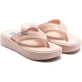 Resim Trend Kadın Parmak Arası Terlik Pudra 35/42 Pudra 