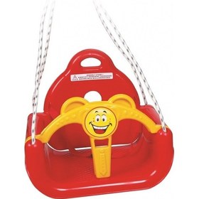 Resim Kette Emniyetli Ön Barlı İpli Kırmızı Bebek Çocuk Salıncak 