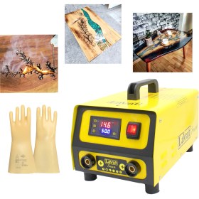 Resim Lavat Smart Hobby Fraktal Ahşap Yakma Makinesi (Lichtenberg Cihazı + İzole Eldiven) 