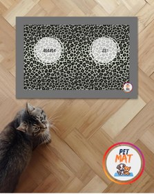 Resim MEVESE Petmat Kedi Mama Paspası , Kaymaz Taban , Yıkanabilir , Evcil Hayvan Paspası 012-GL 