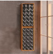 Resim Denko Monart 35 Cm Mdf Siyah Banyo Boy Dolabı 