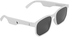 Resim HEEPDD Bayan akıllı gözlük, ev için esnek menteşeli sesli gözlük (gri-beyaz) 