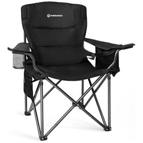 Resim Fundango Mega Comfort Xxl Katlanır Kamp Sandalyesi Black Siyah 