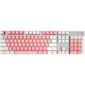 Resim Coverzone K660 Kablolu Klavye Led RGB 104 Tuşlu Mekanik Oyuncu Işıklı 104 Tuşlu Klavye 