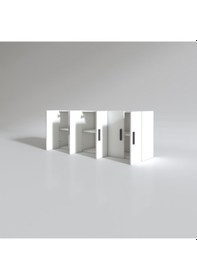 Resim Kenzlife Hazır Mutfak Nonus Byz 060 150 32 Mutfak Banyo Dolabı Kapaklı Raflı 