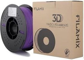 Resim PLA+ Mor Filament 1,75mm 1kg - bisiparisver, FLMX012 