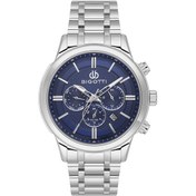 Resim Bigotti Erkek Kol Saati Esbg.b.10670-3 Metal Kordon 44 Mm Kasa Çapı Gümüş 