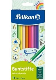 Resim Üçgen Kuru Boya Kalemi 12lü Kutu 