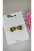 Resim Yeşil Fiyonk Bebek Bandana 