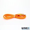 Resim Winex AX42 GFZ 3.5 MM Aux 1 M Turuncu Kablo 