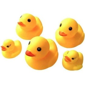 Resim Ördek 5'li Vinil Banyo Oyuncağı 