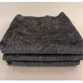 Resim Gri Süngerli Koltuk Çekyat Örtüsü Damar Desenli 