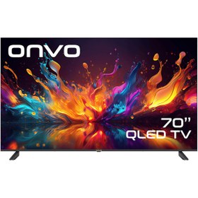 Resim ONVO 70OVF9001UQ 70 inç 178 Ekran Uydu Alıcılı Full HD Google Smart QLED TV 