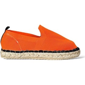 Resim Unisex El Yapımı Triko Espadril Oranj-oranj Turuncu 