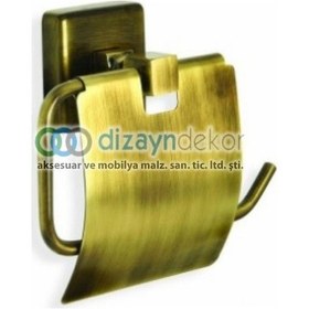 Resim Wc Kağıtlık Antik Bronz-2995 