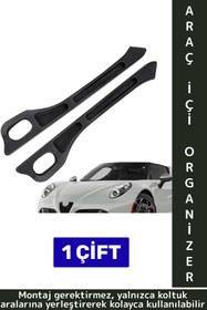 Resim Wintoup Dayanıklı Esnek Montaj Gerektirmez Telefon Anahtar Küçük Eşya Düzenleyici Araç İçi Organizer Siyah 