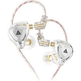 Resim Ximistore9 Zx3 3.5mm Kablolu Dinleyici, Alüminyum Allüvyum, Kulak Asmali Spor Tipi, 10mm Hareketli Bobin, Mikrofonlu, Şeffaf Renk Model: Zx3 