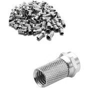 Resim F Konnektör Rg6/U6 Geniş 100'lü Paket Powermaster 