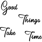 Resim Gmwax Good Time Duvar Dekor Sticker 40 x 40 cm 