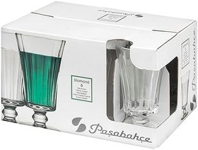 Resim Paşabahçe Diamond Su/Likör Bardağı, 120 ml, 6 Parça 