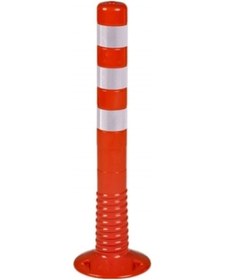 Resim Günbay Ticaret Trafik Delinatör 75 Cm Plastik Kırmızı Otopark / Yol Duba Koni 75 Cm (505*355*805) 