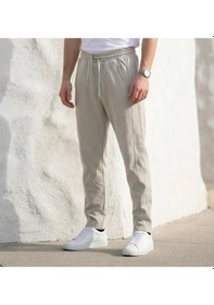 Resim Plus Scorpion Erkek Slim Fit Pamuklu Eşofman Altı Gri 