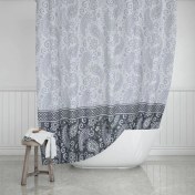 Resim Jackline Nurteks Evdy Banyo Perdesi Çift Kanat 110 x 200 cm 
