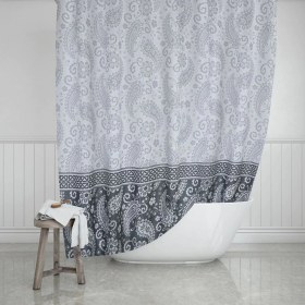 Resim Jackline Nurteks Evdy Banyo Perdesi Çift Kanat 110 x 200 cm 